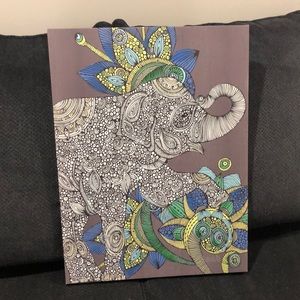 Canvas Elephant Wall Decor